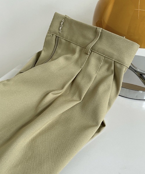 chuclla（チュクラ）の「【chuclla】【2021/SS】Buckle belt 2tuck slacks chw1488（スラックス・レディース・グリーン・L/S/M）」の20枚目の写真