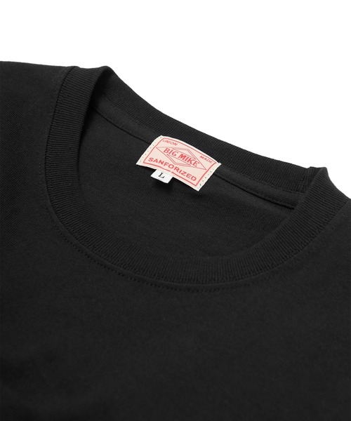 BIG MIKE(ビッグマイク)の「BIG MIKE SUNGLASSES POCKET TEE (中央) (ビッグマイク ポケットT)(5colors)(102028501)(Tシャツ/カットソー・メンズ・ホワイト/ブラック/ネイビー/オリーブ/キャメル・M/L/XL)」の12枚目の写真