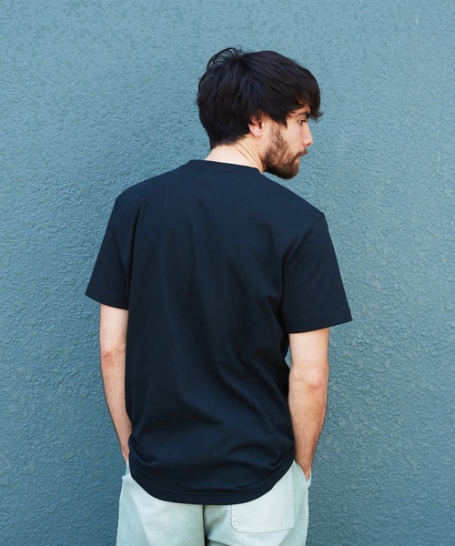 BIG MIKE(ビッグマイク)の「BIG MIKE SUNGLASSES POCKET TEE (中央) (ビッグマイク ポケットT)(5colors)(102028501)(Tシャツ/カットソー・メンズ・ホワイト/ブラック/ネイビー/オリーブ/キャメル・M/L/XL)」の16枚目の写真