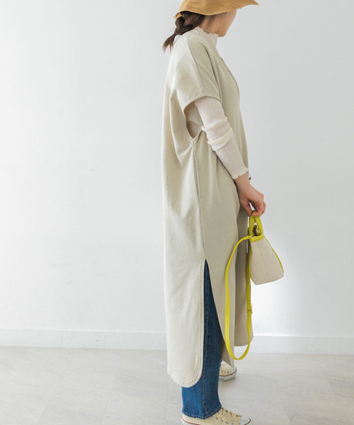 URBAN RESEARCH（アーバンリサーチ）の「裏毛カフタンワンピース（ワンピース・レディース・ライトベージュ/カーキ・FREE）」の15枚目の写真