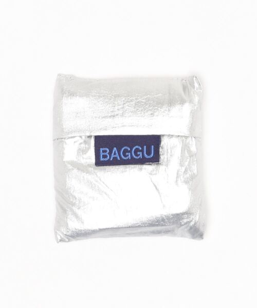 BAGGU（バグー）の「BAGGU Baby Bag メタリック（エコバッグ/サブバッグ・レディース・ピンクゴールド/シルバー/ゴールド/チェック/ブロンズ・FREE）」の12枚目の写真