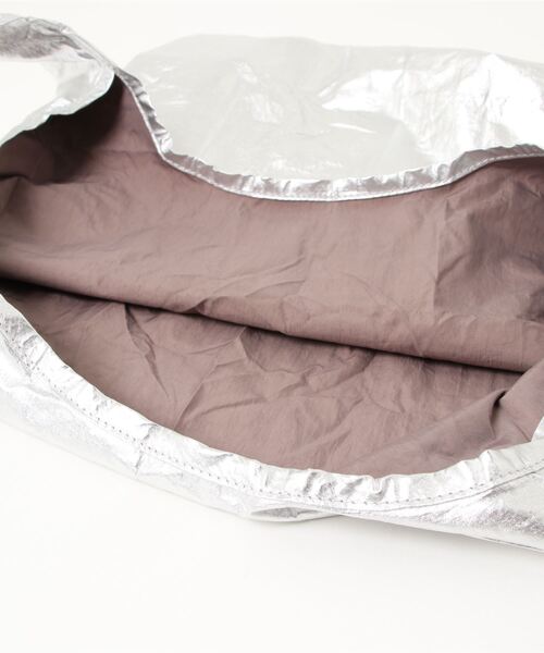 BAGGU（バグー）の「BAGGU Baby Bag メタリック（エコバッグ/サブバッグ・レディース・ピンクゴールド/シルバー/ゴールド/チェック/ブロンズ・FREE）」の15枚目の写真