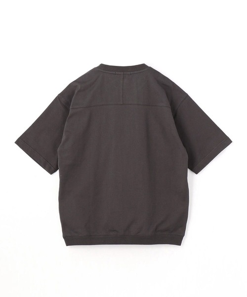 Grand PARK(グランドパーク)の「ユニセックス対応ミニ裏毛半袖スウェット(スウェット・メンズ・サックスブルー/ベージュ/オフホワイト/チャコールグレー・MEDIUM/LARGE)」の8枚目の写真