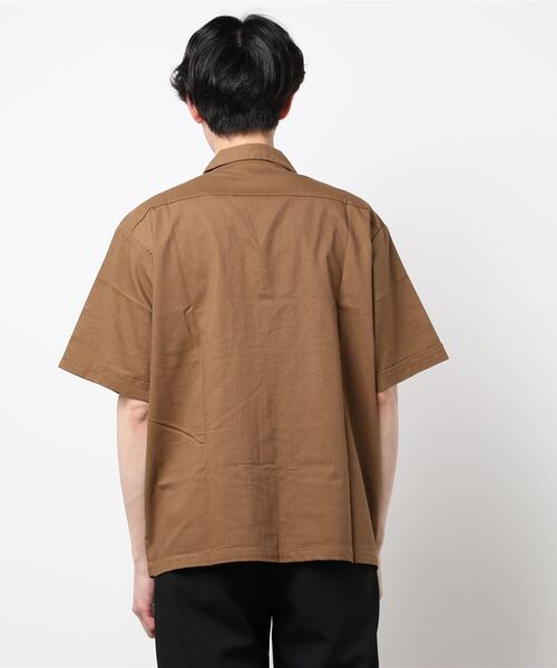 EDWIN（エドウィン）の「歩くたびに涼しい【歩クール】 イージー　8ポケット 半袖シャツ（シャツ/ブラウス・メンズ・ブラック/カーキ/グレー系カモフラージュ/ストライプ・SMALL/MEDIUM/LARGE/X-LARGE）」の6枚目の写真