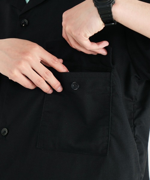 EDWIN（エドウィン）の「歩くたびに涼しい【歩クール】 イージー　8ポケット 半袖シャツ（シャツ/ブラウス・メンズ・ブラック/カーキ/グレー系カモフラージュ/ストライプ・SMALL/MEDIUM/LARGE/X-LARGE）」の14枚目の写真