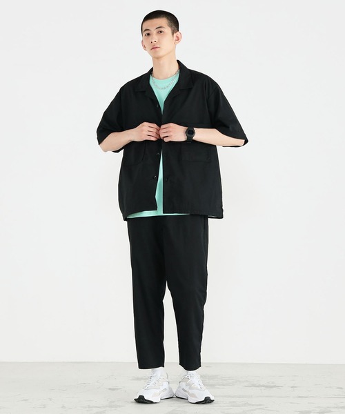 EDWIN（エドウィン）の「歩くたびに涼しい【歩クール】 イージー　8ポケット 半袖シャツ（シャツ/ブラウス・メンズ・ブラック/カーキ/グレー系カモフラージュ/ストライプ・SMALL/MEDIUM/LARGE/X-LARGE）」の17枚目の写真