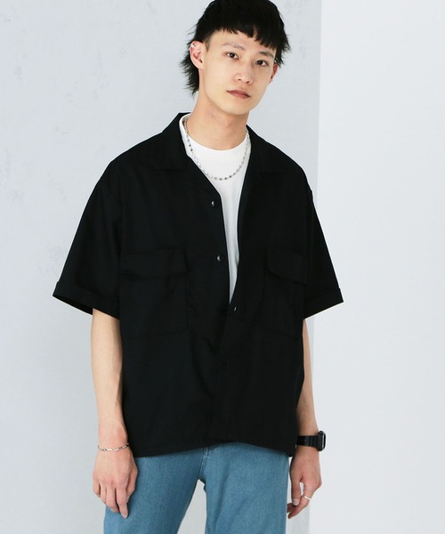 EDWIN（エドウィン）の「歩くたびに涼しい【歩クール】 イージー　8ポケット 半袖シャツ（シャツ/ブラウス・メンズ・ブラック/カーキ/グレー系カモフラージュ/ストライプ・SMALL/MEDIUM/LARGE/X-LARGE）」の18枚目の写真