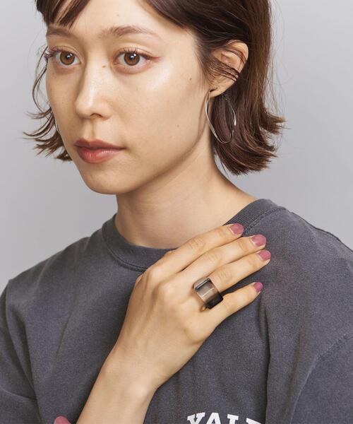 BEAUTY&YOUTH UNITED ARROWS（ビューティーアンドユースユナイテッドアローズ）の「BY クリアグラデーションリング（リング・レディース・ケリー/ダークブラウン・FREE）」の8枚目の写真