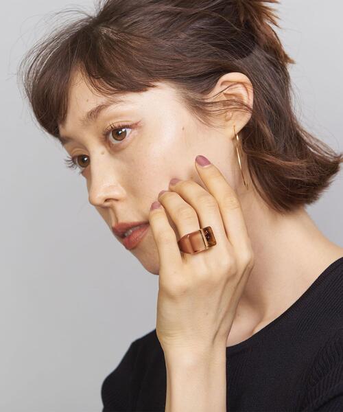 BEAUTY&YOUTH UNITED ARROWS（ビューティーアンドユースユナイテッドアローズ）の「BY クリアグラデーションリング（リング・レディース・ケリー/ダークブラウン・FREE）」の9枚目の写真