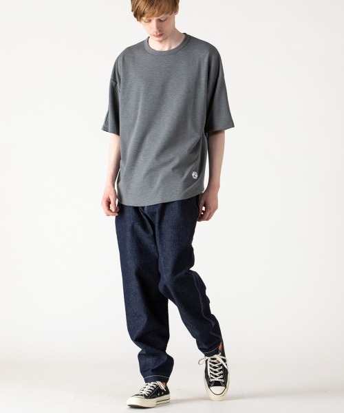rehacer(レアセル)の「rehacer : Joint Cover Cutsewn S/S Made in Japan / ジョイントカバーカットソー メイドインジャパン(Tシャツ/カットソー・メンズ・ブラック/グレー・LARGE/X-LARGE/MEDIUM/SMALL)」の4枚目の写真