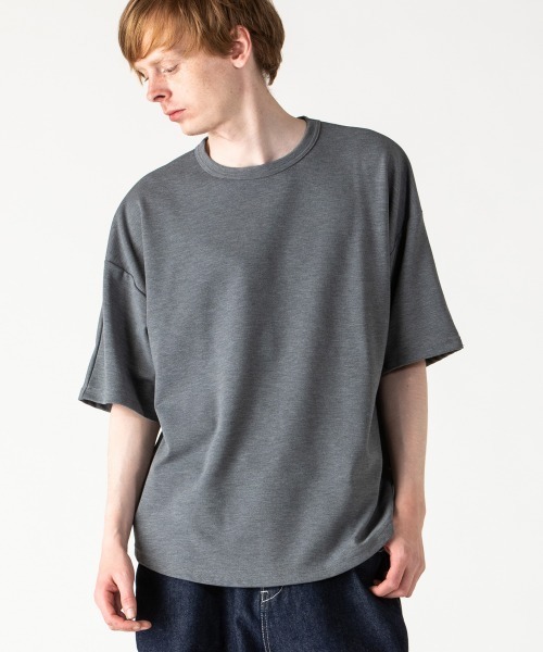 rehacer(レアセル)の「rehacer : Joint Cover Cutsewn S/S Made in Japan / ジョイントカバーカットソー メイドインジャパン(Tシャツ/カットソー・メンズ・ブラック/グレー・LARGE/X-LARGE/MEDIUM/SMALL)」の5枚目の写真