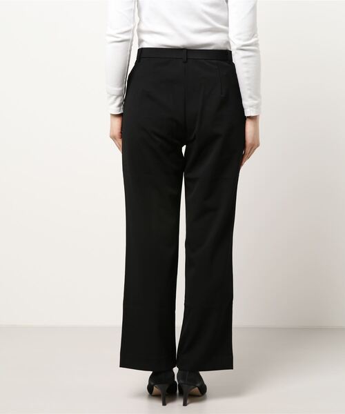 BELLUNA（ベルーナ）の「色あせにくいストレートパンツ股下６８cm（スーツパンツ・レディース・ブラック/ネイビー・MEDIUM/LARGE/X-LARGE）」の5枚目の写真
