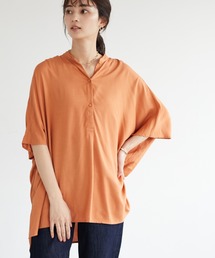 CRAFT STANDARD BOUTIQUE | ドロップショルダースタンドカラーボックスシャツ　＊◇(シャツ/ブラウス)