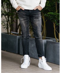 パンツ super denim(USED) [l.used] wjk wjk（ダヴルジェイケイ）の「super denim(USED)（デニムパンツ