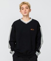 XLARGE | LINE V NECK SWEAT(スウェット)
