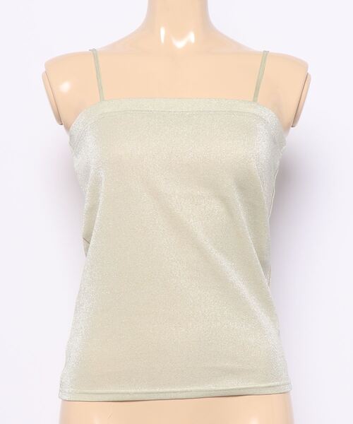 flower(フラワー)の「シャイニーチューブトップ2(チューブトップ・レディース・ベージュ・FREE)」の1枚目の写真