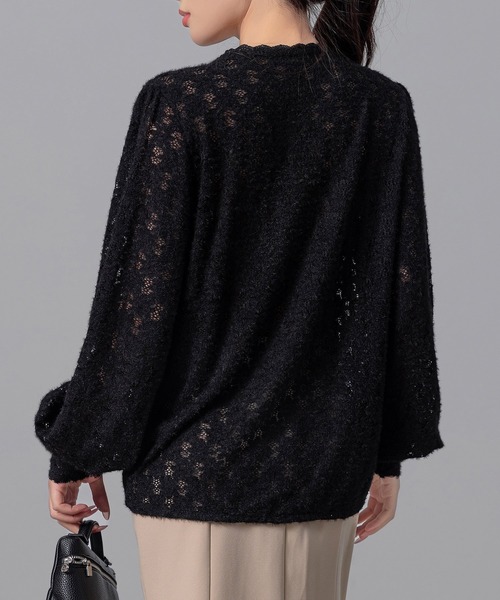 ꒰Virgirl꒱花柄 ボレロ 黒 春夏 カーディガン トップス