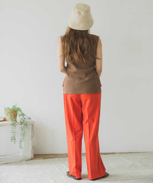 ITEMS URBANRESEARCH（アイテムズ アーバンリサーチ）の「リブタンクトップ（タンクトップ・レディース・ブラック/グレー系その他/ミント/ブラウン・FREE）」の15枚目の写真