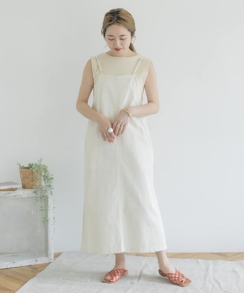 ITEMS URBANRESEARCH（アイテムズ アーバンリサーチ）の「リブタンクトップ（タンクトップ・レディース・ブラック/グレー系その他/ミント/ブラウン・FREE）」の21枚目の写真