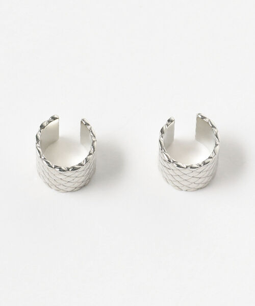 BEAMS BOY(ビームスボーイ)の「BEAMS BOY / キルティング イヤカフ(イヤーカフ・レディース・シルバー/イエロー系その他5・ONE SIZE)」の6枚目の写真