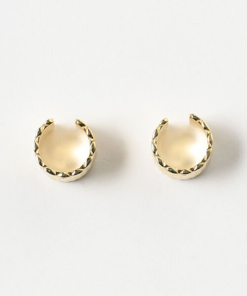 BEAMS BOY(ビームスボーイ)の「BEAMS BOY / キルティング イヤカフ(イヤーカフ・レディース・シルバー/イエロー系その他5・ONE SIZE)」の9枚目の写真