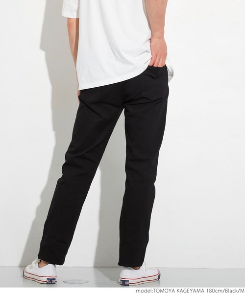 coca(coca)(コカ)の「ストレッチツイルスリムフィットパンツ(その他パンツ・メンズ・ブラック・S/M/L/XL)」の9枚目の写真