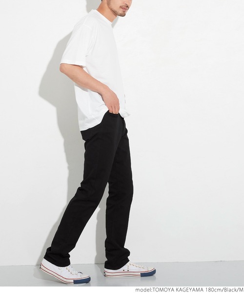 coca(coca)(コカ)の「ストレッチツイルスリムフィットパンツ(その他パンツ・メンズ・ブラック・S/M/L/XL)」の5枚目の写真