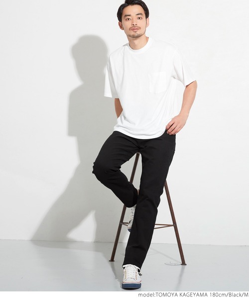 coca(coca)(コカ)の「ストレッチツイルスリムフィットパンツ(その他パンツ・メンズ・ブラック・S/M/L/XL)」の6枚目の写真