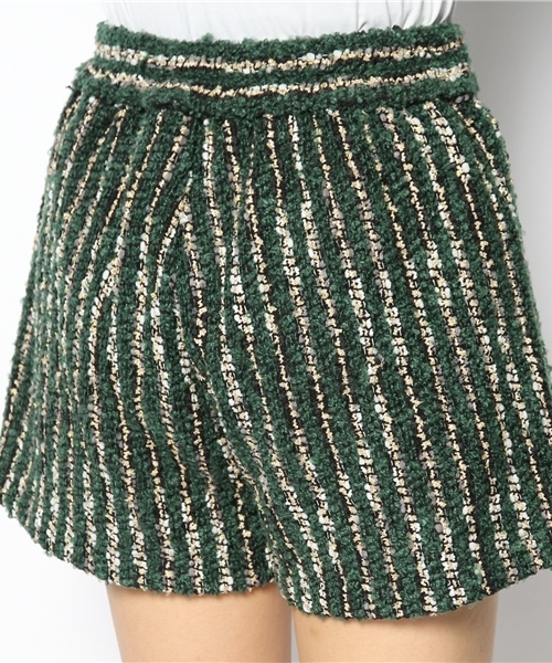 mystic（ミスティック）の「ラメツイードキュロット（その他パンツ・レディース・ブラック/チャコールグレー/グリーン・ﾌﾘ-）」の7枚目の写真