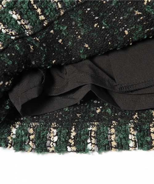 mystic（ミスティック）の「ラメツイードキュロット（その他パンツ・レディース・ブラック/チャコールグレー/グリーン・ﾌﾘ-）」の9枚目の写真