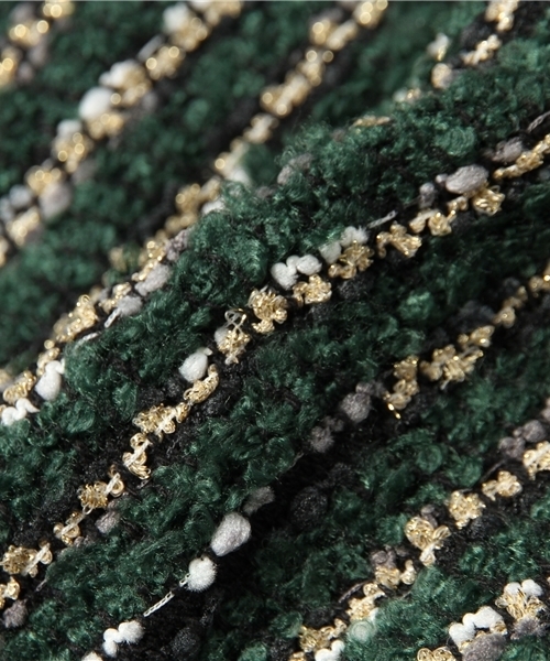 mystic（ミスティック）の「ラメツイードキュロット（その他パンツ・レディース・ブラック/チャコールグレー/グリーン・ﾌﾘ-）」の10枚目の写真