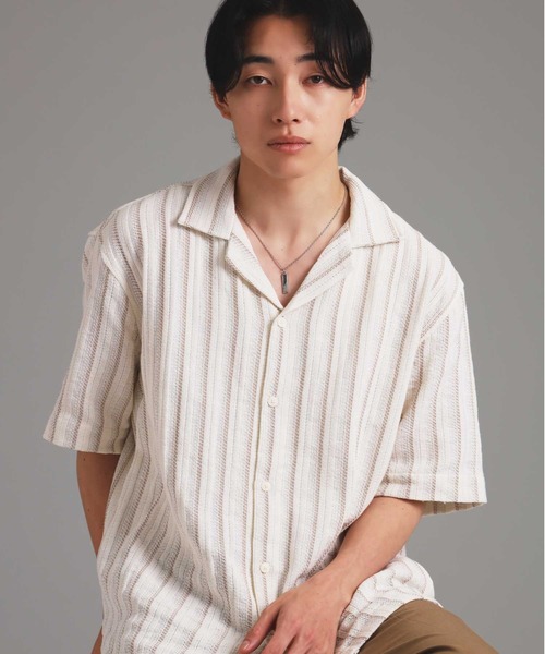 LION HEART（ライオンハート）の「【限定展開】“SAND”プレートネックレス/サージカルステンレス（金属アレルギー対応）【LION HEART / ライオンハート】（ネックレス・メンズ・ブラック/シルバー/シルバー×ブラック・50cm）」の10枚目の写真