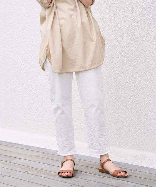 PUAL CE CIN（ピュアルセシン）の「JAPAN MADE デニムパンツ（デニムパンツ・レディース・ホワイト/グレー/インディゴブルー・FREE）」の22枚目の写真