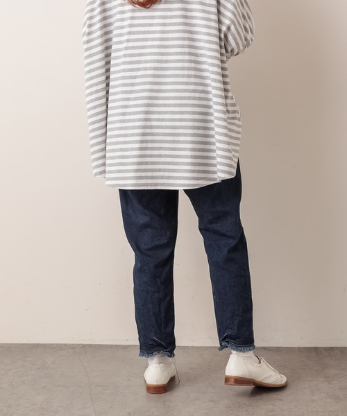 PUAL CE CIN（ピュアルセシン）の「JAPAN MADE デニムパンツ（デニムパンツ・レディース・ホワイト/グレー/インディゴブルー・FREE）」の16枚目の写真