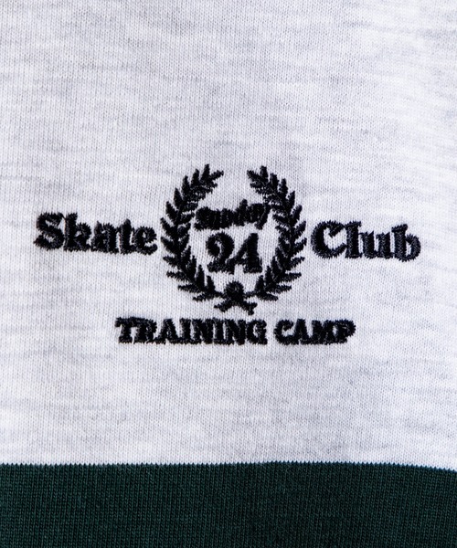 WEGO(ウィゴー)の「WEGO/ヘビーウエイト ビッグシルエット5分袖ラガーシャツ(ポロシャツ・メンズ・オートミール/スミクロ/グリーン系その他5/レッド系その他5・LARGE/MEDIUM)」の16枚目の写真