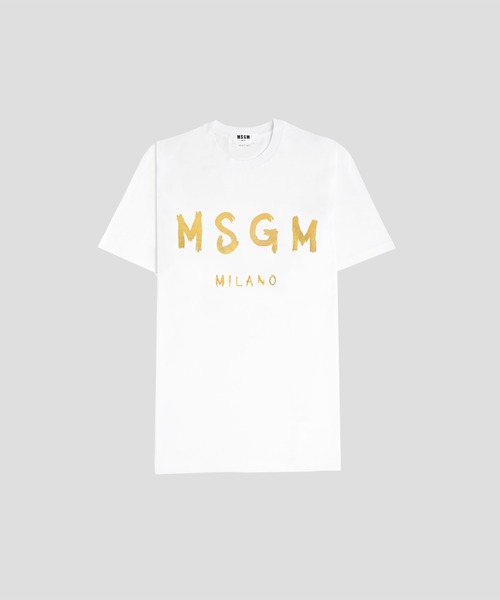 Msgm ブラッシュロゴtシャツ New Exclusive Tシャツ カットソー Msgm エムエスジーエム のファッション通販 Zozotown