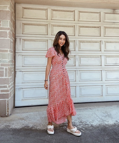 esutoreja（エストレジャ）の「フラワーバックオープンワンピース（ワンピース・レディース・ブルー/レッド/ブラック・FREE）」の9枚目の写真