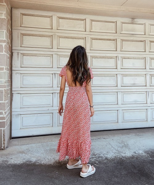 esutoreja（エストレジャ）の「フラワーバックオープンワンピース（ワンピース・レディース・ブルー/レッド/ブラック・FREE）」の11枚目の写真