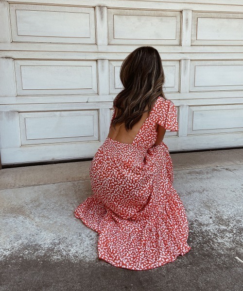 esutoreja（エストレジャ）の「フラワーバックオープンワンピース（ワンピース・レディース・ブルー/レッド/ブラック・FREE）」の12枚目の写真