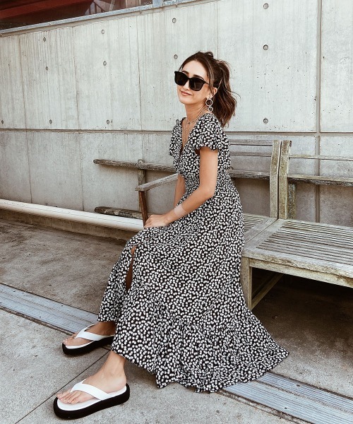 esutoreja（エストレジャ）の「フラワーバックオープンワンピース（ワンピース・レディース・ブルー/レッド/ブラック・FREE）」の16枚目の写真