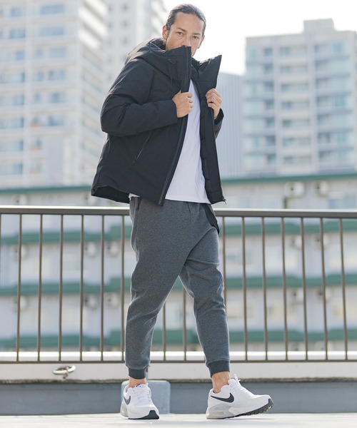 CAMBIO（カンビオ）の「mp9238-アシンメトリー異素材切替ダンボールニットスウェットパンツ（スウェットパンツ・メンズ・ブラック/チャコール/グレー・L/M/XL/S）」の21枚目の写真