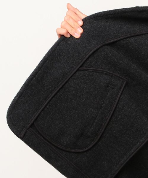 DANTON（ダントン）の「DANTON/ダントン　ウールラウンドカラージャケット　ROUND COLLAR JKT(メンズ）DT-A0032WOP（ピーコート・メンズ・チャコールグレー/ネイビー・40/38/42）」の8枚目の写真