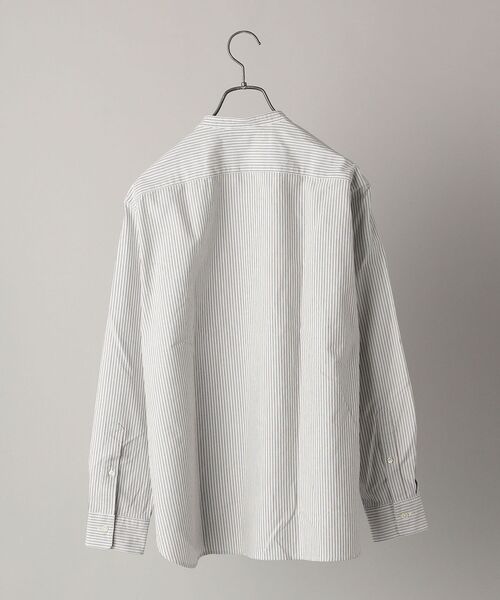 SHIPS(シップス)の「SHIPS: 播州織 先染めツイル バンドカラーシャツ(シャツ/ブラウス・メンズ・ホワイト/ネイビー/ブラウン・SMALL/MEDIUM/LARGE/X-LARGE)」の21枚目の写真