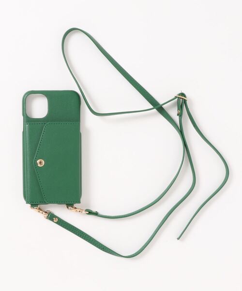 GLOBAL WORK(グローバルワーク)の「カードケースツキケース11/203196(スマホケース/カバー・レディース・オフホワイト/ブラック/ライトグレー/グリーン・FREE)」の1枚目の写真