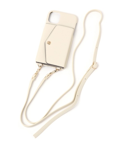 GLOBAL WORK(グローバルワーク)の「カードケースツキケース11/203196(スマホケース/カバー・レディース・オフホワイト/ブラック/ライトグレー/グリーン・FREE)」の2枚目の写真