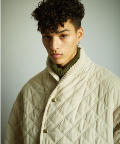 TAUPE(トープ)の「TAUPE/トープ/Quilting Lounge Wrap Coat/キルティングラウンジラップコート(その他アウター・メンズ・ブラウン/アイボリー・2/3)」の20枚目の写真