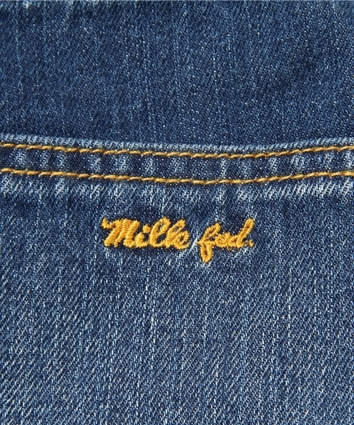 MILKFED.（ミルクフェド）の「ROLLED SHORTS　（ショートパンツ/デニム）（デニムパンツ・レディース・マルチ/ブルー・SMALL/MEDIUM）」の11枚目の写真