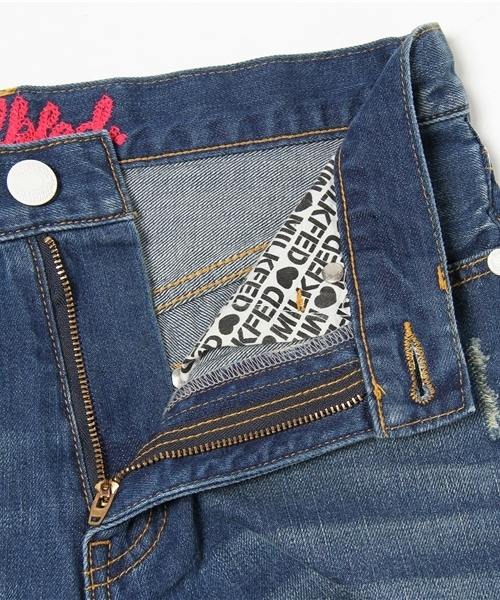 MILKFED.（ミルクフェド）の「ROLLED SHORTS　（ショートパンツ/デニム）（デニムパンツ・レディース・マルチ/ブルー・SMALL/MEDIUM）」の12枚目の写真