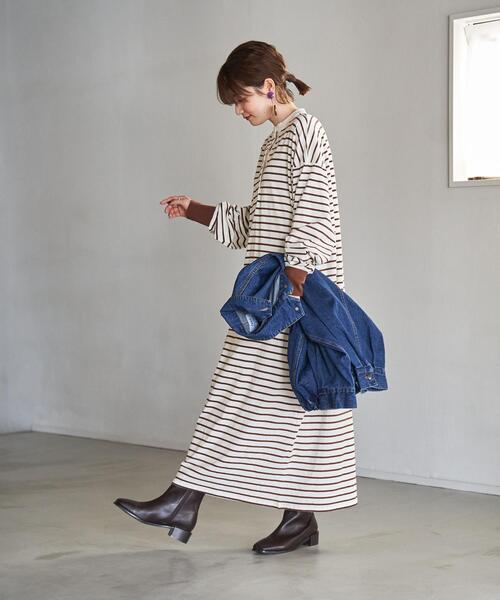 coen（コーエン）の「センターシームショートブーツ（ブーツ・レディース・ブラック/ダークブラウン/オフホワイト・SMALL/MEDIUM/LARGE/X-LARGE）」の9枚目の写真