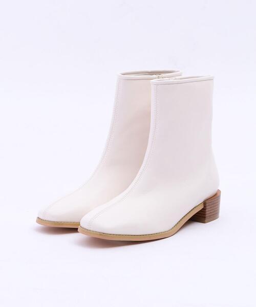 coen（コーエン）の「センターシームショートブーツ（ブーツ・レディース・ブラック/ダークブラウン/オフホワイト・SMALL/MEDIUM/LARGE/X-LARGE）」の11枚目の写真